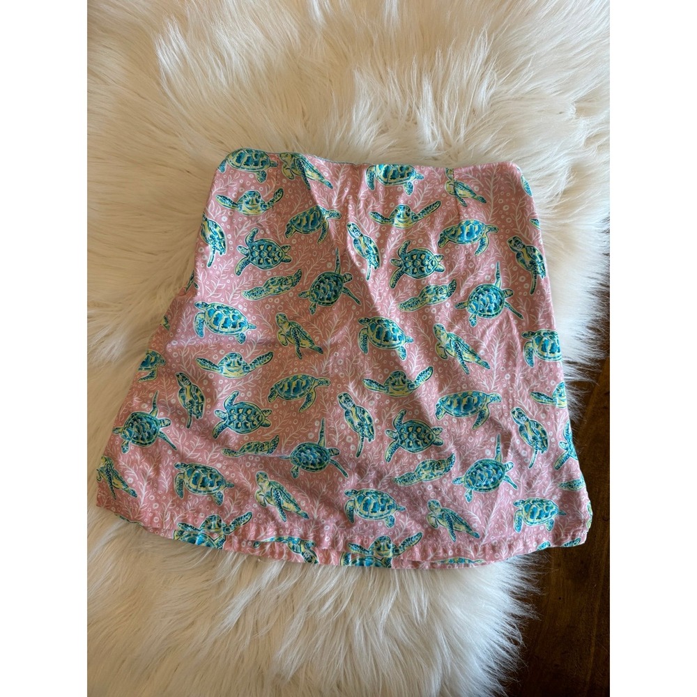 J Bailey‎ sea turtle skirt lined with shorts size 10 EUC
